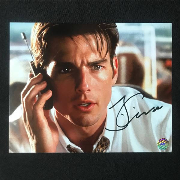 TOM CRUISE SIGNED JERRY MAQUIRE 8X10 - KB COA