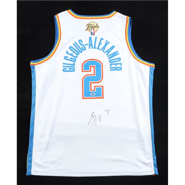 SHAI GILGEOUS ALEXANDER SIGNED OKLAHOMA CITY JERSEY - PSA COA