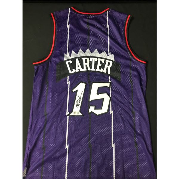 VINCE CARTER SIGNED TORONTO RAPTORS JERSEY - ACE COA