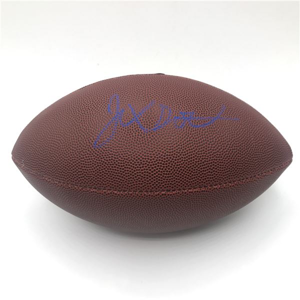 JAXSON DART SIGNED  WILSON FOOTBALL (ACE COA)