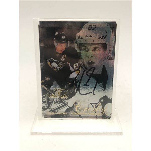SIDNEY CROSBY SIGNED TRAIDNG CARD