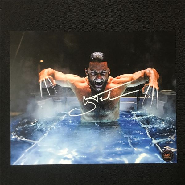 HUGH JACKMAN SIGNED WOLVERINE 8X10 - KB COA