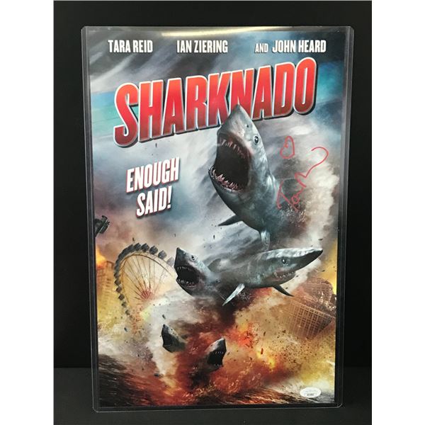TARA REID SIGNED SHARKNADO 11 X 18 MOVIE POSTER - JSA COA