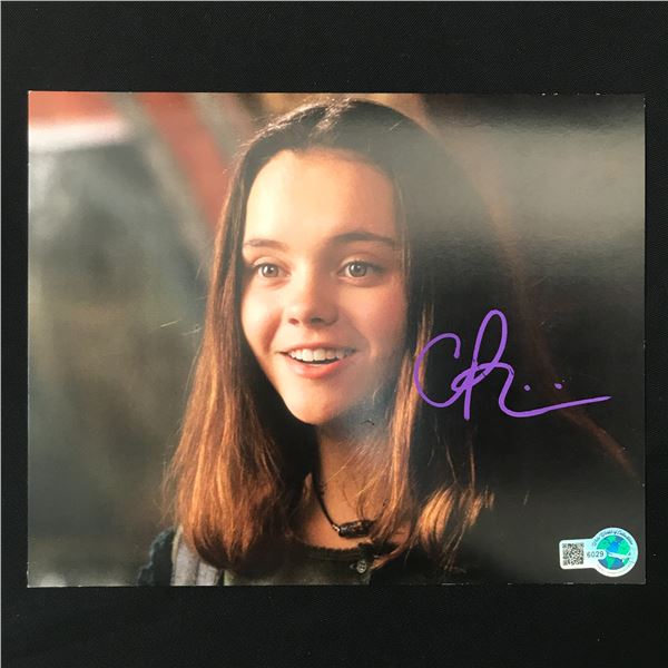 CHRISTINA RICCI SIGNED CASPER 8X10 - WWOC COA