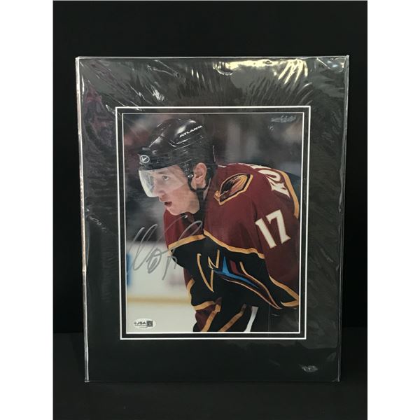 ILYA KOVALCHUK SIGNED AND MATTED 8 X 10 PHOTO JSA COA