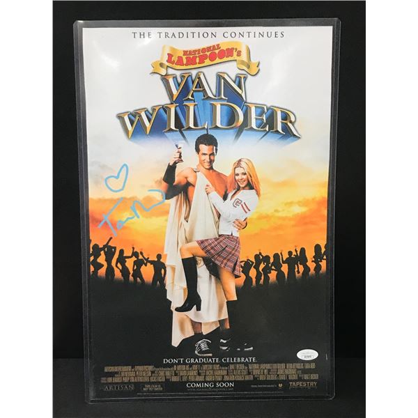 TARA REID SIGNED VAN WILDER 11 X 18 MOVIE POSTER - JSA COA