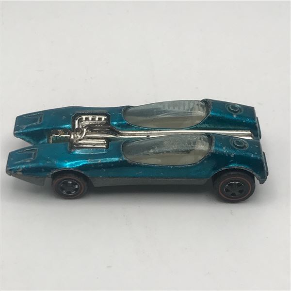 1968 HOTWHEELS REDLINE AQUA SPLITTIN' IMAGE DIECAST CAR