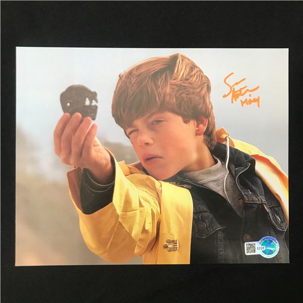 SEAN ASTIN SIGNED GOONIES 8X10 - WWOC COA