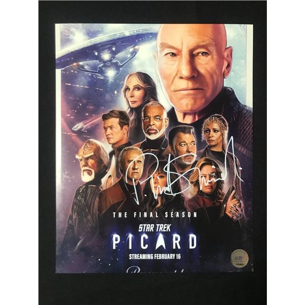 PATRICK STEWART SIGNED STAR TREK 8X10 - KB COA