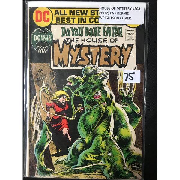 HOUSE OF MYSTERY #204 (1972) - DC COMICS