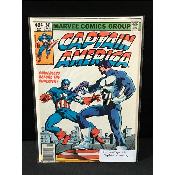Captain America #241 1ST VS PUNISHER - MARVEL COMICS