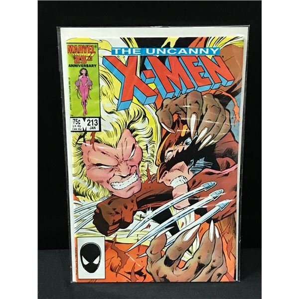 THE UNCANNY X-MEN #213 - MARVEL COMICS