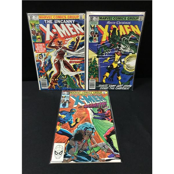 LOT OF 3 UNCANNY X-MEN COMICS - MARVEL COMICS