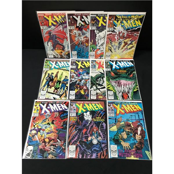 LOT OF 11 THE UNCANNY X-MEN COMICS - MARVEL COMICS