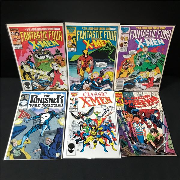 LOT OF 6 MARVEL COMICS - VARIOUS TITLES