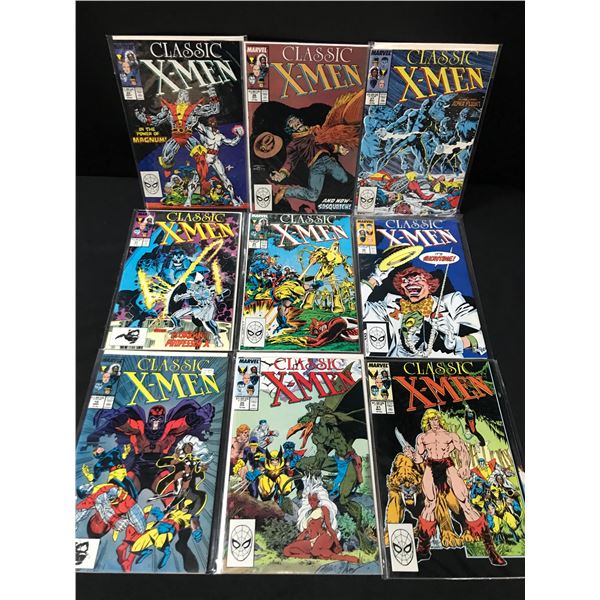 LOT OF 9 CLASSIC X-MEN COMICS - MARVEL COMICS