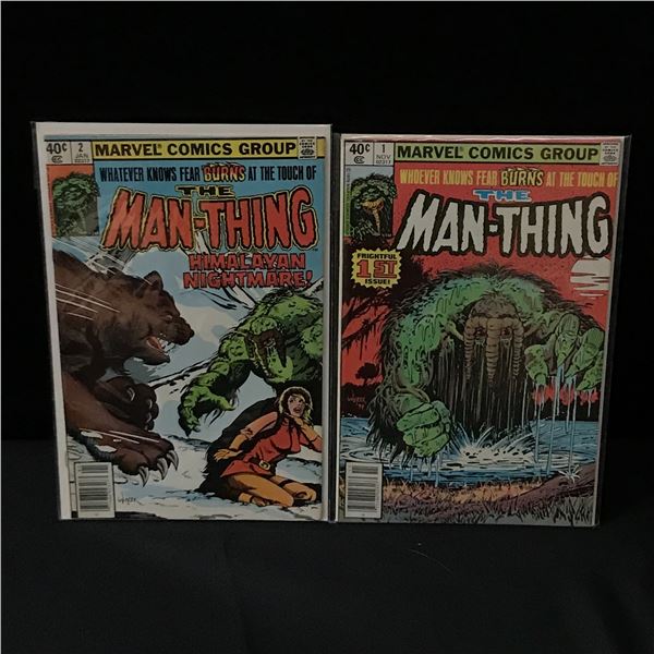 THE MAN-THING #1-#2 - MARVEL COMICS