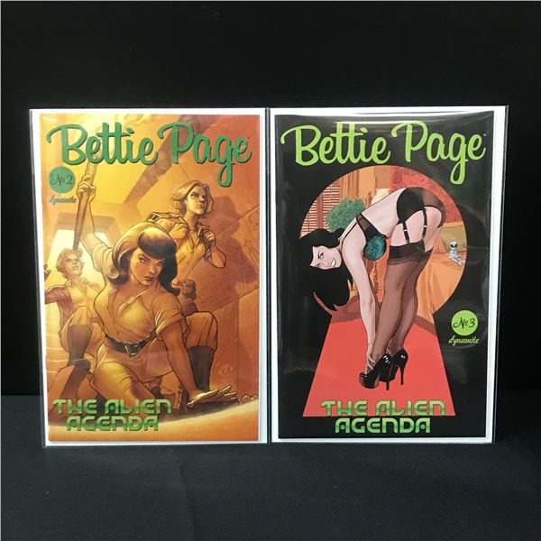 LOT OF 2 BETTIE PAGE COMICS (DYNAMITE COMICS)