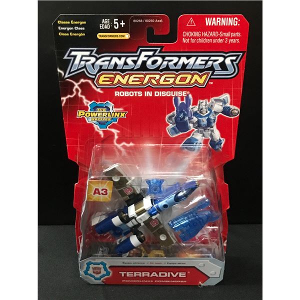 VINTAGE TRANSFORMERS ENERGON TERRADIVE IN ORIGINAL PACKAGING