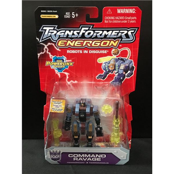 VINTAGE TRANSFORMERS ENERGON COMMAND RAVAGE IN ORIGINAL PACKAGING