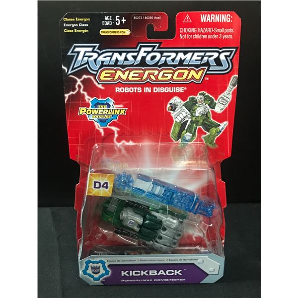 VINTAGE TRANSFORMERS ENERGON KICKBACK IN ORIGINAL PACKAGING