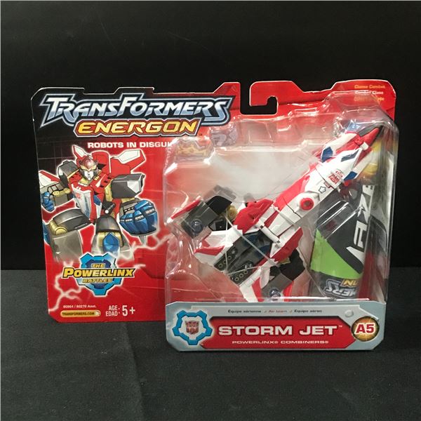 VINTAGE TRANSFORMERS ENERGON STORM JET IN ORIGINAL PACKAGING