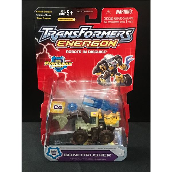 VINTAGE TRANSFORMERS ENERGON BONECRUSHER IN ORIGINAL PACKAGING