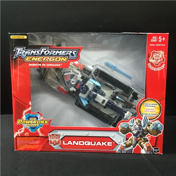VINTAGE TRANSFORMERS ENERGON  LANDQUAKE IN ORIGINAL PACKAGING