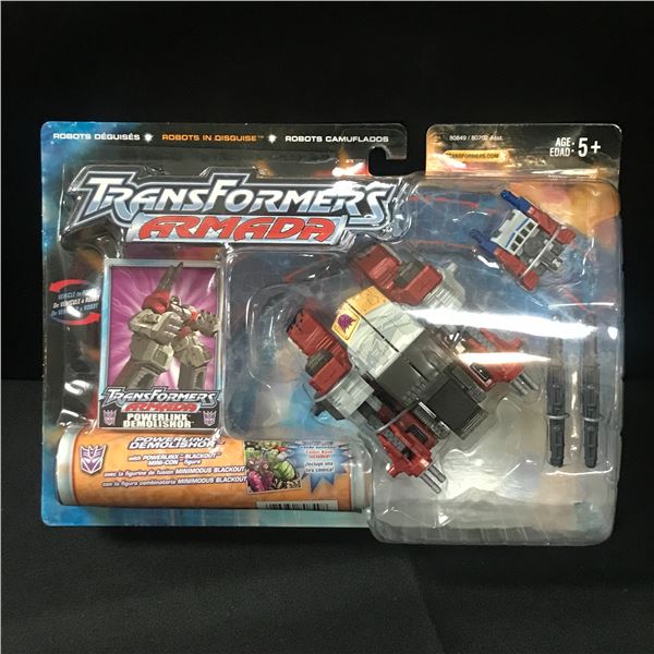 VINTAGE TRANSFORMERS ARMADA POWERLINK DEMOLISHOR IN ORIGINAL PACKAGING
