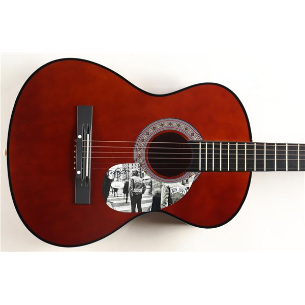Jon Bon Jovi SIGNED ACOUSTIC GUITAR - JSA COA