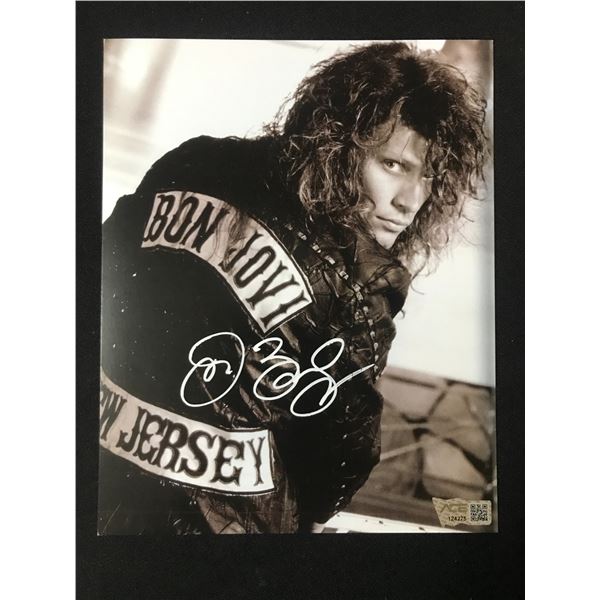 JON BON JOVI SIGNED 8X10 - ACE COA