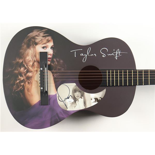 TAYLOR SWIFT SIGNED ACOUSTIC GUITAR - JSA COA