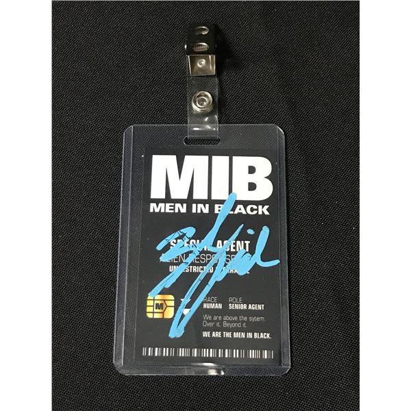 WILL SMITH SIGNED MIB BADGE (KB COA)
