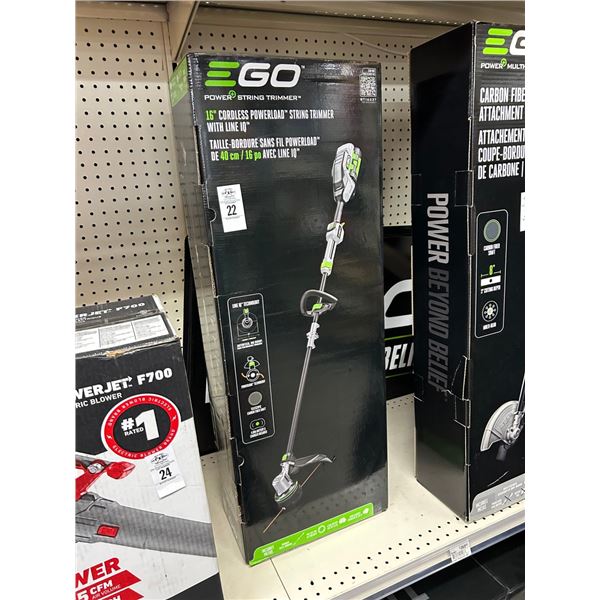Ego Cordless 16" Power String Trimmer - New in Box