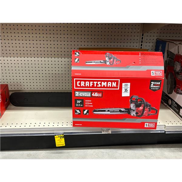 Craftsman 2 Cycle 20" Gas Chainsaw