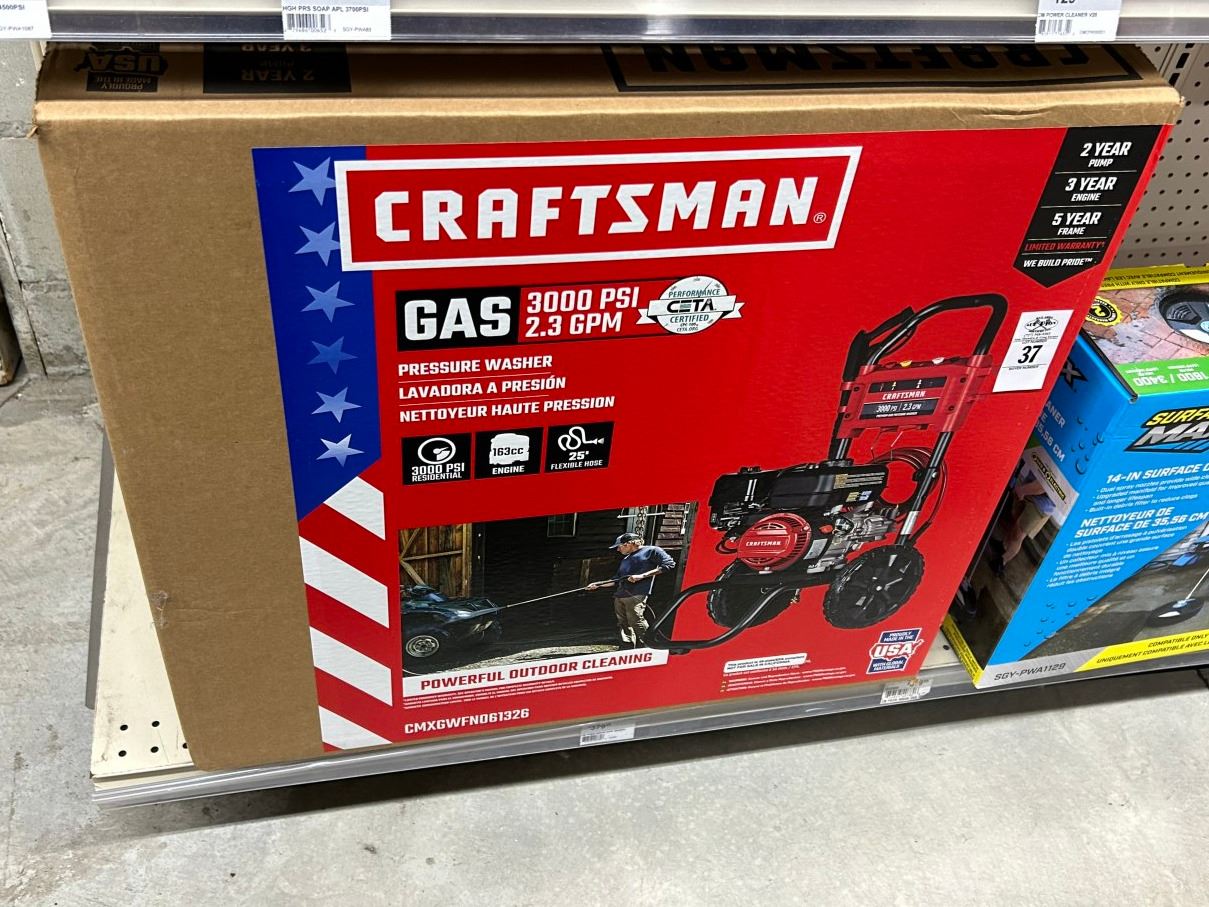 Craftsman Gas 3000 PSI Pressure Washer