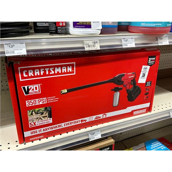 Craftsman 350 PSI Cordless Power Cleaner