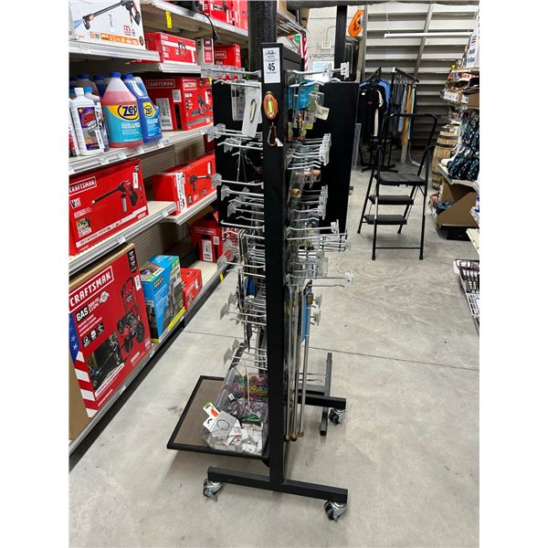 Asst. Key Accessories, Pressure Washer Tips Carabina, Rugs w/Merchandising Rack