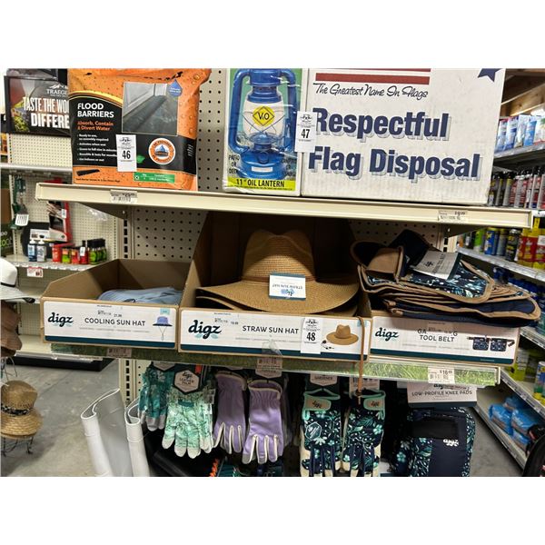 Asst. Digz Hats, Garden Tool Belts