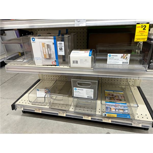 Idesign Cabinet Plastic Organizers