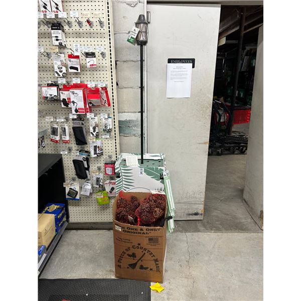 Tiki Metal Tiki Torch, Pine Cones, Torch Wicks