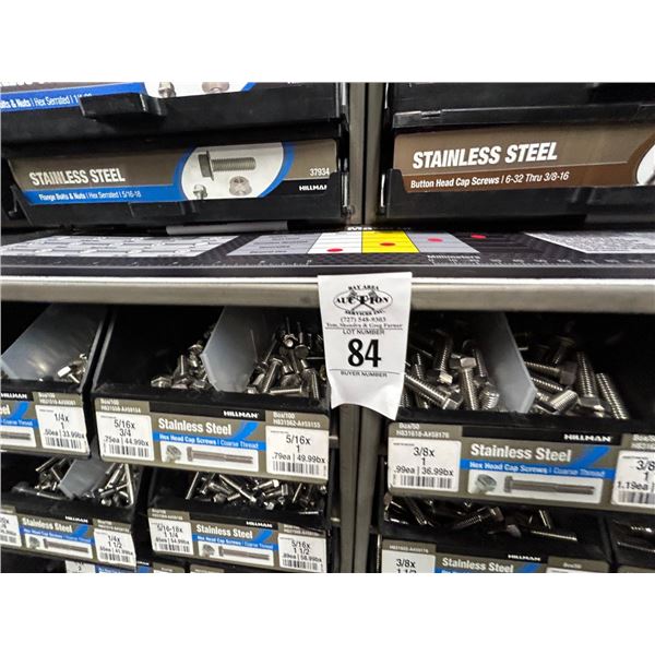 24-Drawer Cabinet SS Screws/Nuts - 24 X $