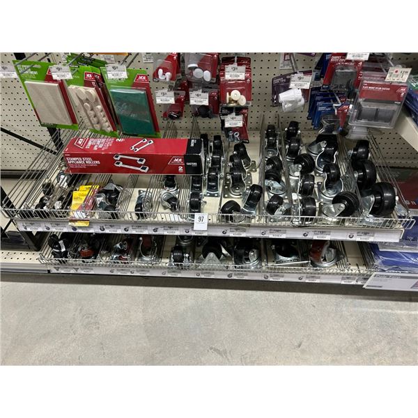 Asst. Casters Rubber Wheels