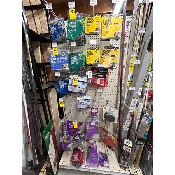 Asst. Window Seals, Window Insulation Kits