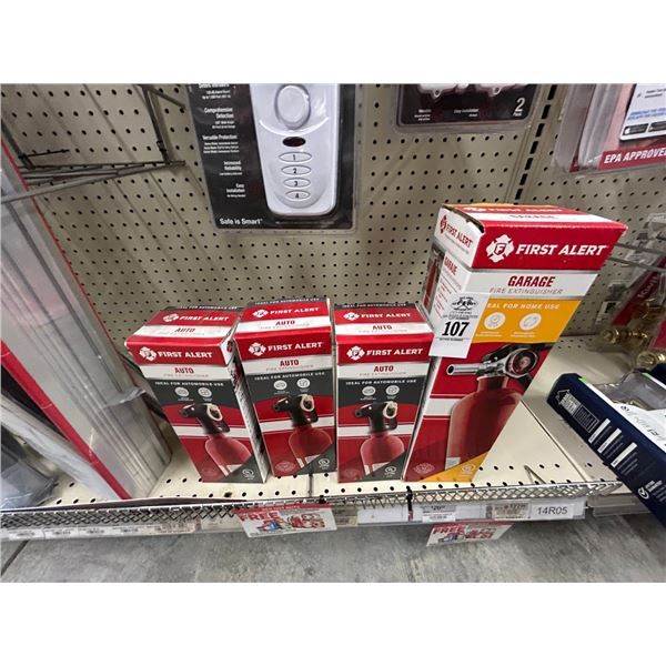 4-Fire Extinguishers - 4 X $