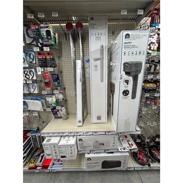 Asst. Mailboxes, Posts