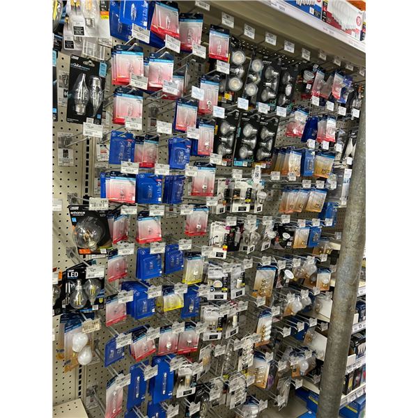 Asst. Small LED Nightlight, Pin Lamp Light Bulbs on Pegs