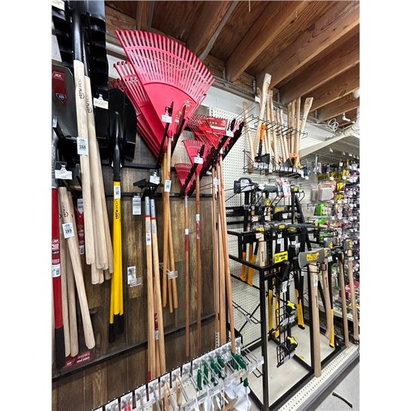 10-Asst. Leaf Rake - 10 X $