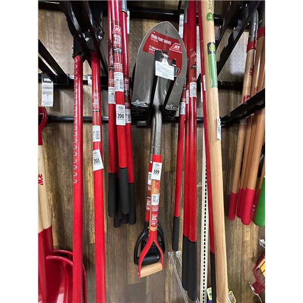 4-Round Point Shovels - 4 X $