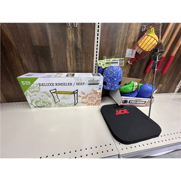 Asst. Knee Pads, Kneeler Seat